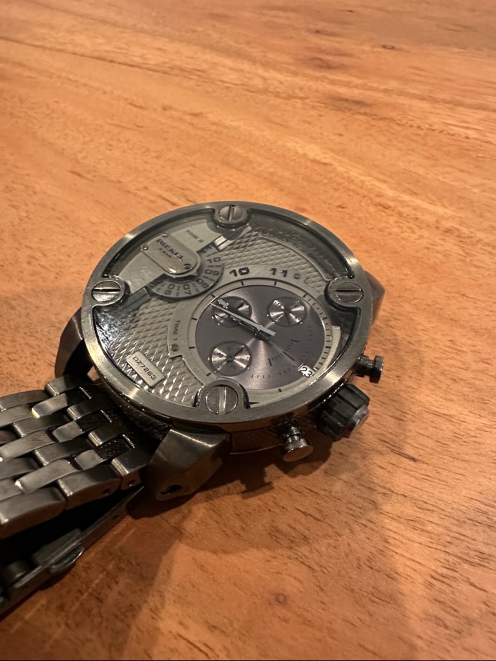 Diesel Men's Multi-Zone Metal Watch in Gunmetal Gray - Picture 5 of 5